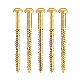 China Golden Supplier for Customize Round Head Brass Thread Bolt