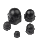  DIN1587 Black Nylon Cap Nuts Decorative Cover Semicircle Plastic Acorn Hex Cap Nut