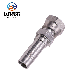 Swaged Reusable Galvanized or Stainless Steel Adapter Metric Hydraulic Hose Fitting (NPT JIC SAE BSP METRIC ORFS)
