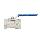  1 PC Stainless Steel Internal Thread NPT Flange Floating Ball Valve with Lock for Wog