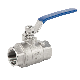  Factory 2 PC/3 PC Stainless Steel Internal Thread Water Pipe NPT Flange Floating Ball Valve