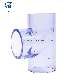 UPVC Plastic Transparent Tee with DIN Standard Fitting