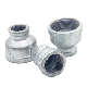  Female Socket Malleable Iron Pipe Fitting Gi Reducer Coupling 1/2′′-4′′ for Plumber Materials