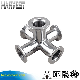 Malleable Pipe Fitting Connector Stainless Steel Outlet Female Kf40 5-Way Cross