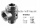 Five Way Connector Adaptor, Brass, Nickel Plated Yr-D4005