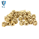  M1.4 M1.6 M2 M2.5 M3 M4 Knurled Brass Insert Nut Embedded Brass Nut for Plastic and Wood