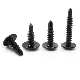  Philip Wafer Head Self Drilling Screws Black Phosphated Self Drilling Screw