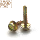 Carbon Steel Hexagon Phillip/Pozi/Slotted Drive Self Drilling Screw