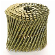 High Quality Yellow Galvanized Coil Roofing Nail