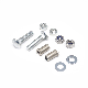  Custom Stainless Steel Plain Finish, Flat Head, Phillips Drive Machine Part Screws and Nuts