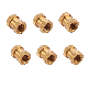 Manufacturers Supply Straight Pattern Brass Nut Copper Pattern Nut Insert Pattern Nut Knurled Brass Nut