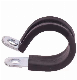 20mm Bandwidth P Clips Rubber Lined Hose Pipe Clamps