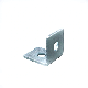  Carbon Steel 3 Hole Corner Angle Plate 90 Fitting for Strut Channel