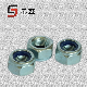  High-Strength Hexagonal Thickened Nylon Self-Locking Nut Nut Nut Lock Lock Nut Carbon Steel 12.9 Level Fasteners
