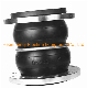 Flexible EPDM NBR SBR Nr Neoprene Flanged Rubber Bellow Double Sphere Expansion Joint