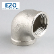  Stainless Steel BS 3799 Sch 10s 90 Degree Sand Blasting Threaded Fittings Elbow Bend Used in Pipeline Transportation