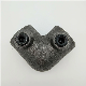 Galvanized Malleable Cast Iron Pipe Clamp Side Outlet Elbow 90 Degree