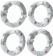 4X156 ATV Wheel Spacers 1.5" with 131mm Hub Bore 3/8"-24 Studs