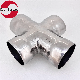 Dvgw/Wras/ISO9001 Stainless Steel Socket-Weld Fitting Equal Cross for Underfloor Heating System