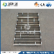  Gezhige Non-Slip Steel Bar Grating Manufacturers Serrated Stainless Steel Bar Grating China 76 mm Twisted Cross Bar Pitch 125mm Polished Stainless Steel Grating