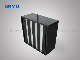  H12 (Above 99.99% @0.3 um) V-Cell HEPA Air Filter PP Frame Mini Pleat V-Bank H12 HEPA Filter