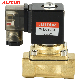 AC220V Electromagnetic Valve PU220-04 Brass Direct Action Electromagnetic Water Solenoid Valves