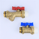 Ball Valve with Filter Factory Online Sale High Quality Brass China Thread Standard Water Normal Temperature Brass Color Manual