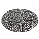  Black Steel Wire Mesh Woven Metal Round Shape Filter Screen Disc