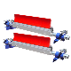  Heavy Duty Driving Drum Belt Conveyor Roller Scraper Conveyor Cleaner Rubber for Energy & Mining