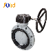  UPVC CPVC Plastic Butterfly Valve with Worm Gear