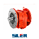  Helical Gearbox R47 with IEC Input Flange Solid Output Shaft Flange Mounted