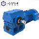  Factory price Helical spiral conical worm gear worm Gear R K S F four series hard tooth surface speed reducer gear box