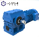 Factory price Helical spiral conical worm gear worm Gear R K S F four series hard tooth surface speed reducer gear box