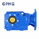 Gphq K Series Right Angle Helical-Bevel Gear Motor Geared Reducer Gearbox for Extruders