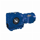 High Efficiency Small Right Angle S Series Saf47 High Speed Helical Worm Gear Speed Reducer Gearbox