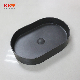  Wholesale Washing Basin White Sink with Black Solid Surface Matt