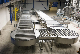  High-Performance Roller Conveyor with Back Fence for Saw Cutting