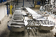 High-Performance Roller Conveyor with Back Fence for Saw Cutting