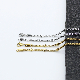 Factory Price Beads Choker Women Necklace Stainless Steel Lantern Gold Filled Flat Round Mesh Chain