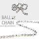 10.0mm 12.0mm Stainless Steel Ball Chain Roll