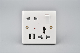 1 Gang 2 3 Pin Multi Switched Socket Outlet with Neon and USB