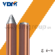 1/2" 5/8" 3/4" Solid Copper Bonded Earth Rod for Earthing System Material