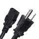 UL AC Power Cord with Standard NEMA5-15 Plug to IEC320 C13 Connector