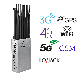 12 Antennas Handheld GPS GSM Bluetooth Signal Blocker 2g 3G 4G 5g WiFi 2.4G/5.8g Mobile Cell Phone Signal Jammer