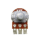  Metal Shaft Dual  Shaft  Potentiometer with Cover