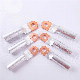 Electrical Connector Ring Type Non Insulated Round Battery Copper Ground Tube Crimp Terminals Cable Lugs for High Voltage