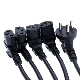 VDE Approved Standard 250V 16A IEC60320 C13 to Israel Three 3 Pin AC EU Plug Power Cable Lead Cord