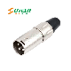 3-Pin XLR Cable Connector Male with All Metal Housing