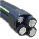  600V, Quadruplex Aluminum Cable Type Urd 1/0AWG Direct Burial Aluminum Wire Triplex Overhead Wire Service Drop Cable