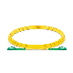 LC-LC APC/Upc Simplex Om3 Om4 Multimode PVC (OFNR) 2.0mm Fiber Optic Patch Cable, Yellow manufacturer